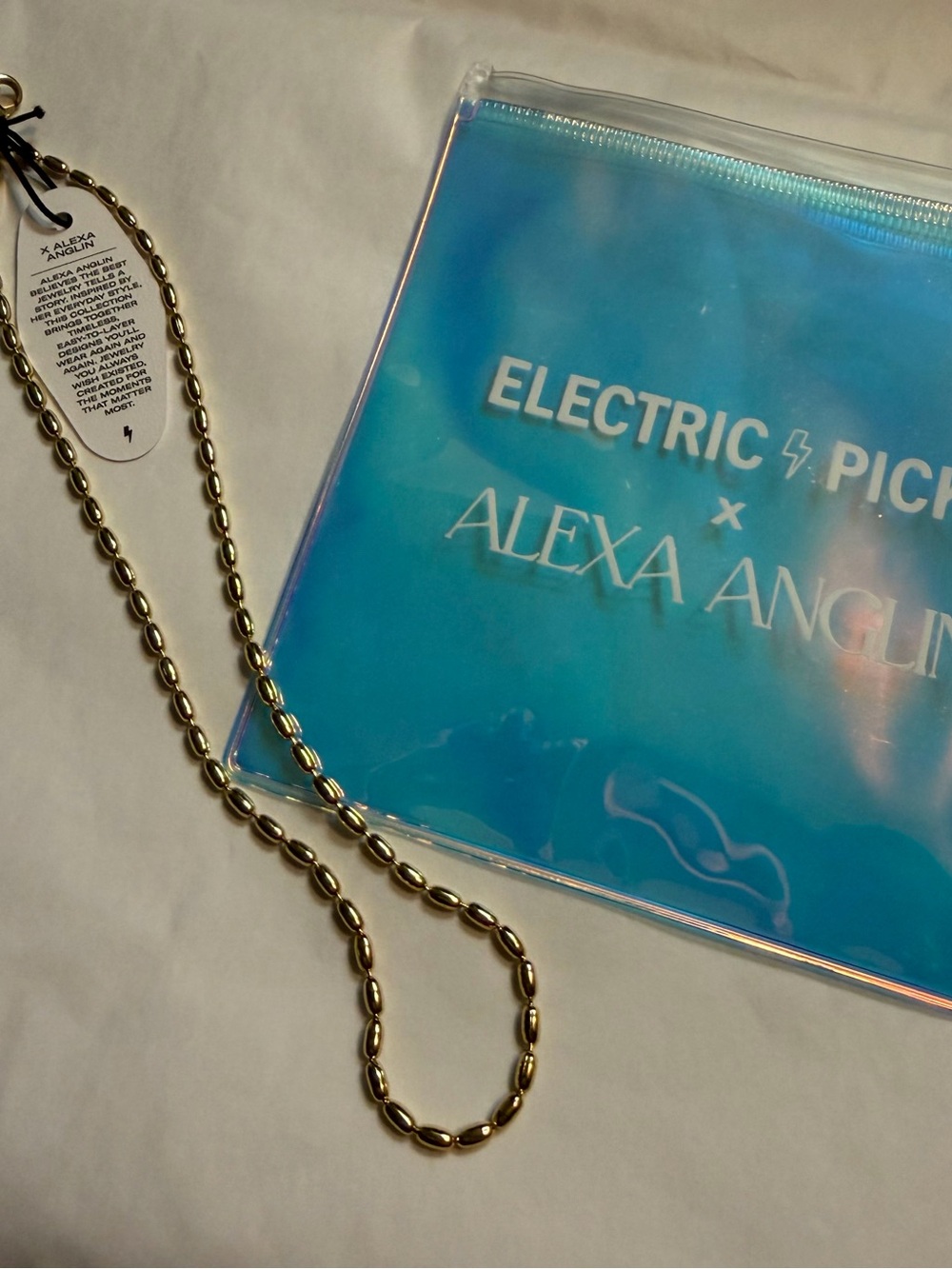 Whisper Necklace - Alexa Anglin Electric Picks Collection NWT